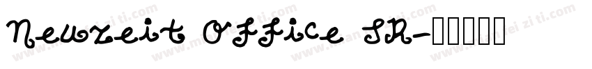 Neuzeit Office SR字体转换